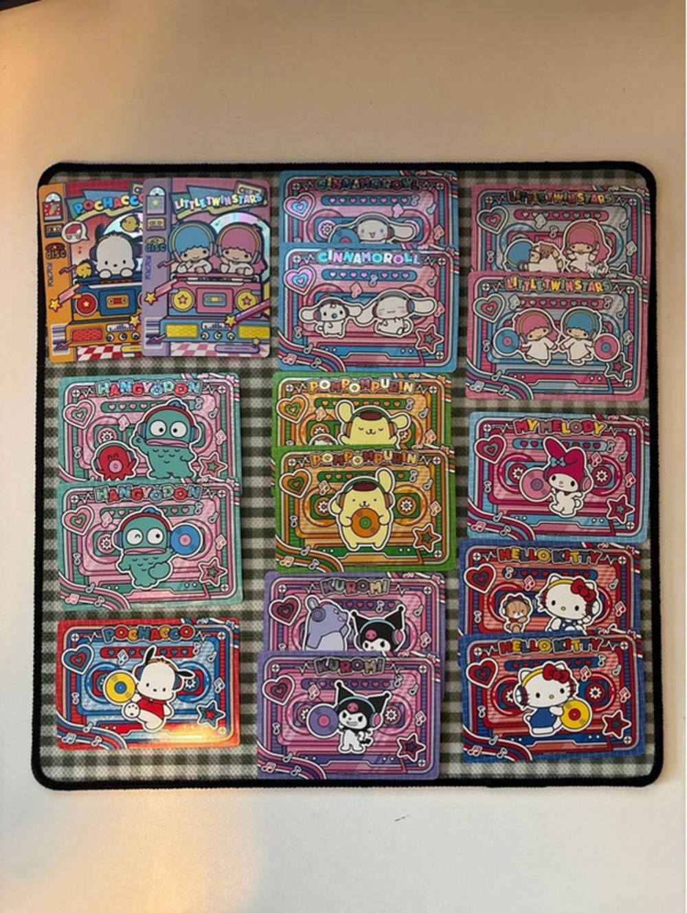 Sanrio trading card lot of 16 SR